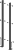 Panel Post Kit Low Sheen Black