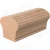 LJ-6W09-14 Poplar Finger Jointed 2-5/8-in x 2-3/8-in Handrail 14' Non-Plowed Handrail