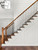 LJ-4091 Red Oak Traditional Style Box Newel 6 1/4" x 55".