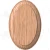 LJ-7027N Narrow Oval Rosette 3-5/8" x 5-1/2"