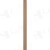 LJ-4003 4" X 58" Intermediate Landing Chamfered Top Newel