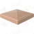 LJ-9001 Hard Maple Chamfered 5" Top Plate for Box Newels
