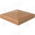 LJ-9001 Alder Chamfered 5" Top Plate for Box Newels
