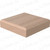 LJ-9300 Soft Maple Flat Top Plat for Box Newels