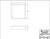 LJ-9300 Red Oak Flat Top Plate for Box Newels
