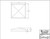 LJ-9301 Soft Maple Chamfered Top Plate for Box Newels