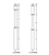 LJ-3C42 Lucent 3 1/2" x 58" Utility Landing Newel