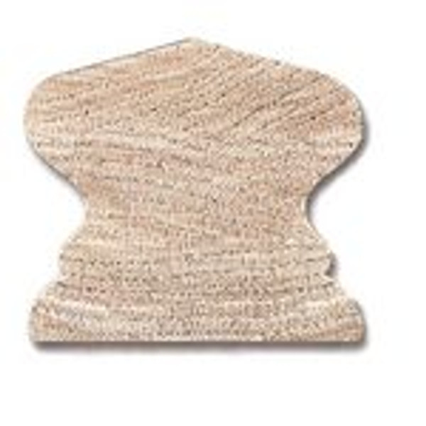 #6800 Beech Charleston Solid Rail 2-5/8"w X 2-3/8"h X 12'