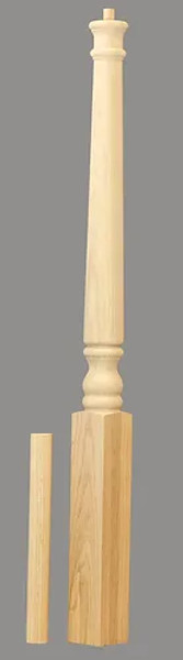 C-4014 3" x 44-1/2" Traditional Adjustable Starting Newel.