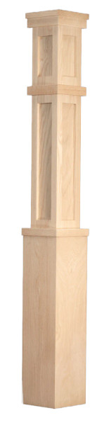 C-4094 Craftsman Solid 6-1/2" x 56" Box Newel
