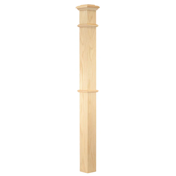 C-4695 Plain 4 1/2" x 64" Box Newel