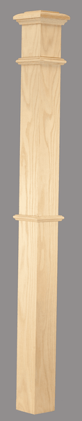 C-4695 Plain 4 1/2" x 64" Box Newel.