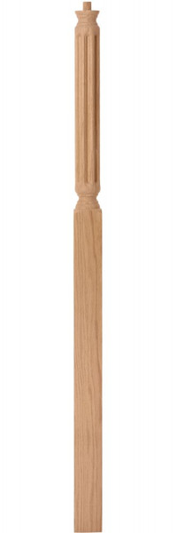 #CS555 Poplar 3 1/4" X 60" Pin Top Newel Post