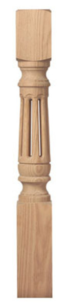 CSF130 Beech Fireplace Column 5 1/2" X 52"