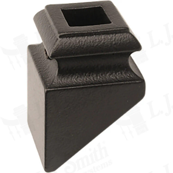 LI-PSH02 Pitch Shoe for 1/2" Square Iron Balusters.