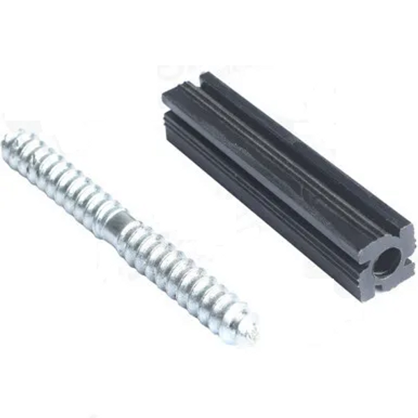 LIH-HOLINSERTW/SCREW 1/2" Iron Baluster Concealed Kit