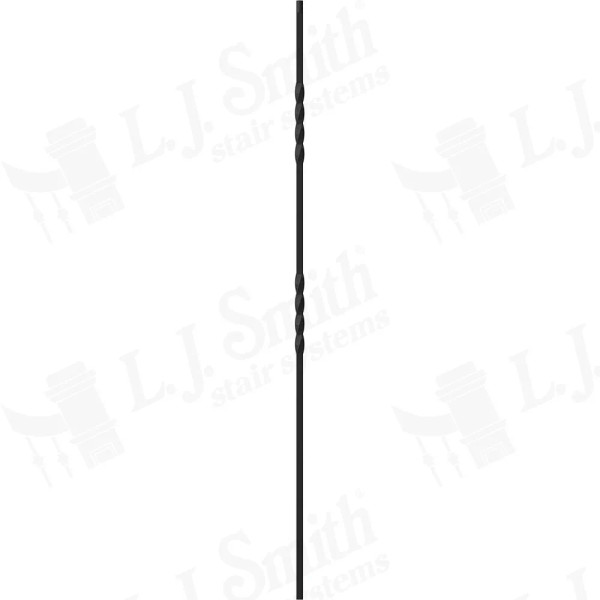 LIH-KW2TW44 Kneewall Double Twist 1/2" Baluster (Hollow)