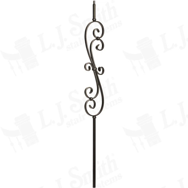 LIH-KW60144 Kneewall Skinny Scroll 1/2" Baluster (Hollow)