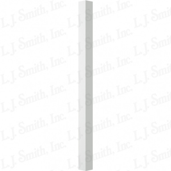 LJ-4001SQ-PRG Gloss Primed 3 1/2" x 58" Box Newel Body.