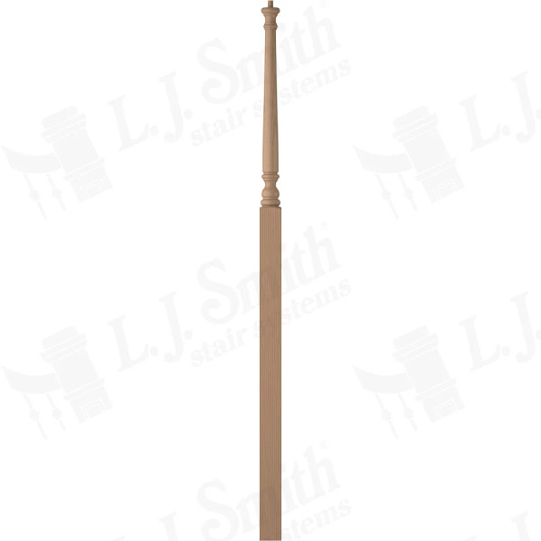 LJ-4018 3" X 73" Intermediate Landing Newel