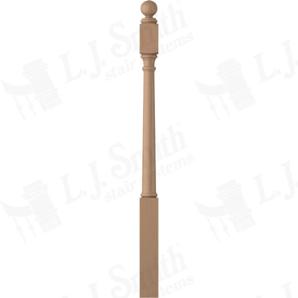 LJ-4040BT 3" X 48" Ball Top Newel.