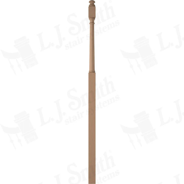 LJ-4058 3" X 78" Intermediate Landing Newel.