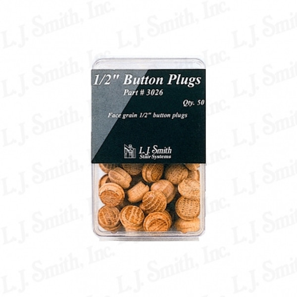 LJ-3026 Hemlock 1/2" Button Plugs (50 pack)