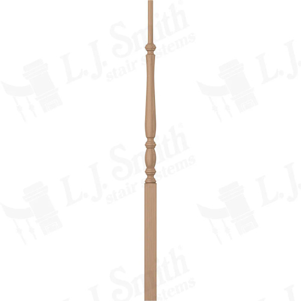 LJP-2115-42 Plain 1 3/4" x 42" Pin Top Baluster