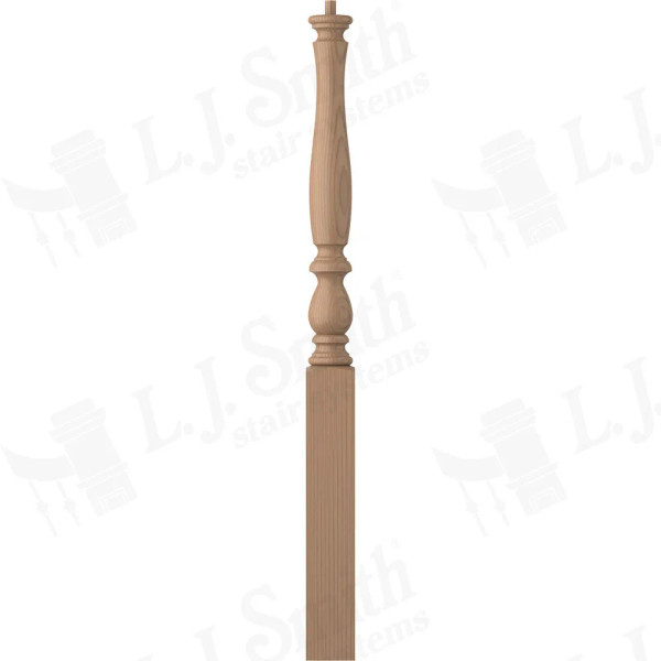 LJP-3910 Bristol 3 1/4" x 43" Shortest Utility Newel.