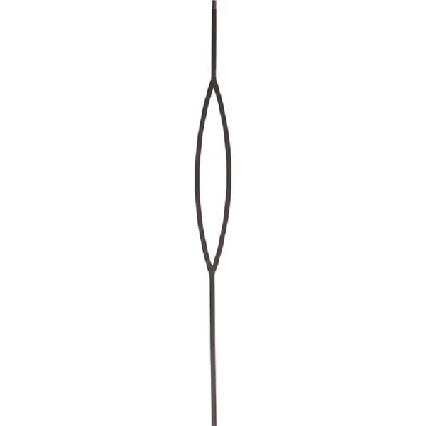 M432 2677 Rounded Panel 1/2" Iron Baluster