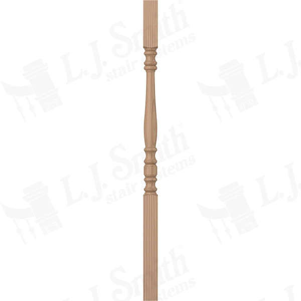 S-5005-36 Square Top 1 3/4" x 36" Baluster