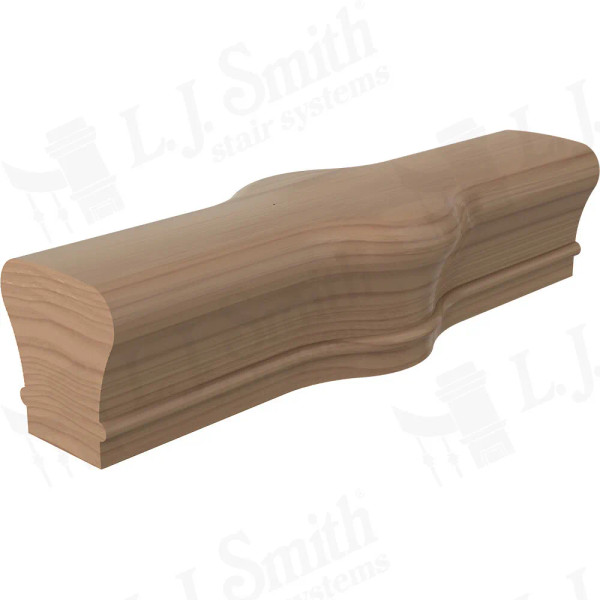 S-7020P Traditional S-Line Plowed Two Opening Newel Cap for LJ-6010
