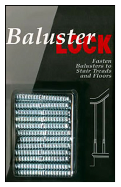 BalusterLOCK Fasten balusters to stair treads
