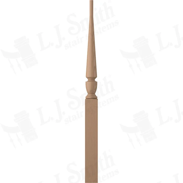 LJP-3013PT 3 1/2" X 43" Pin Top Newel
