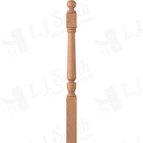 LJP-3040BT 3 1/2" X 48" Shortest Utility Newel