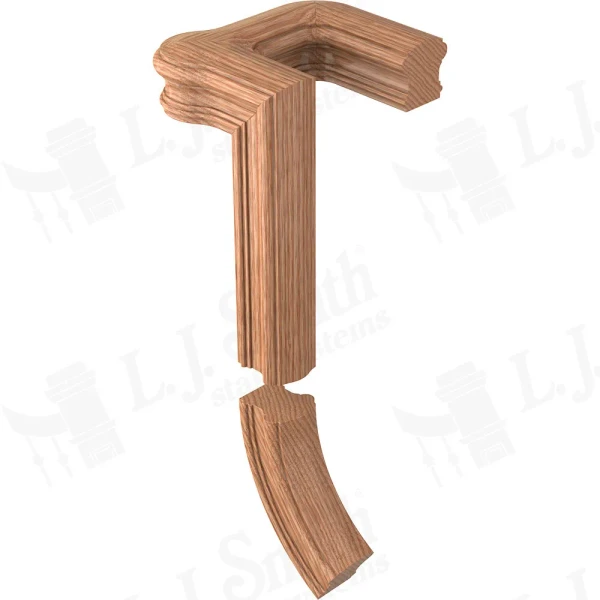 S-7992-2 Right Hand 2 Rise Gooseneck With Cap for LJ-6900 (S-Line)