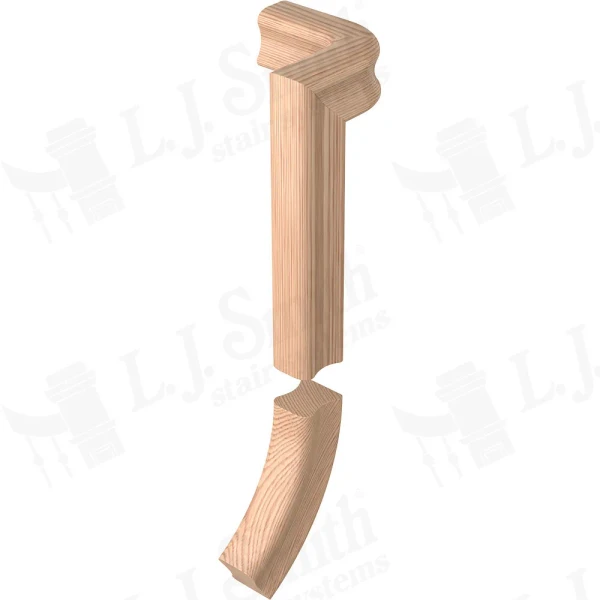 S-7A71 Left Hand 2-Rise Gooseneck for LJ-6A10 (S-Line)