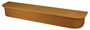 #6251 Custom Hard Maple Double 72" Starter Step 7" Radius (6.75 Over all Height) 