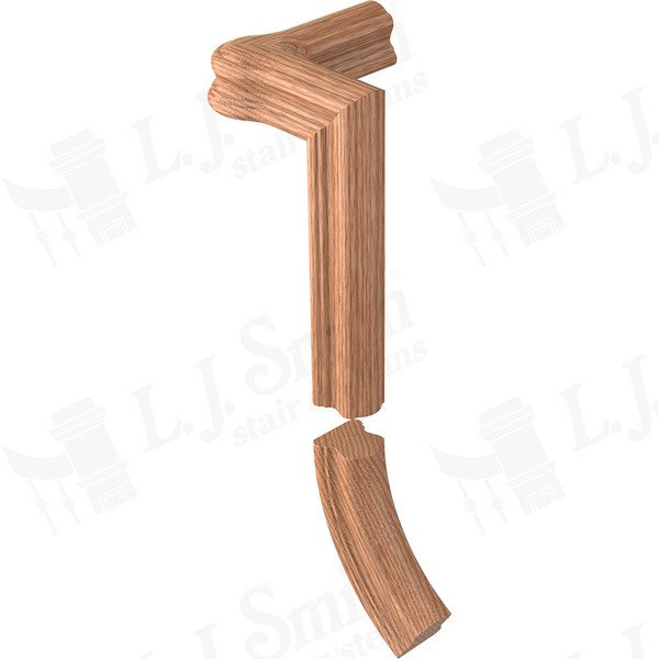 S-7B86 Right Hand Gooseneck With Cap for LJ-6B10 (S-Line)
