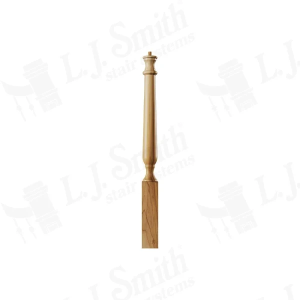 LJ-3710 Ashthorpe 3 1/2" x 43" Short Utility Newel