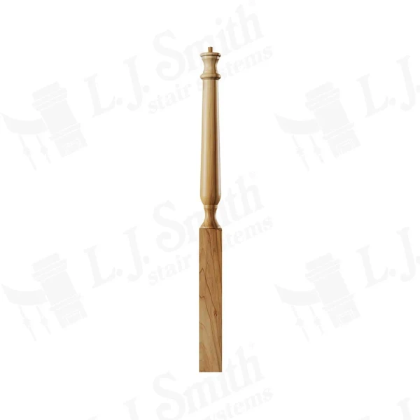 LJ-3714 Ashthorpe 3 1/2" x 50" Long Utility Newel