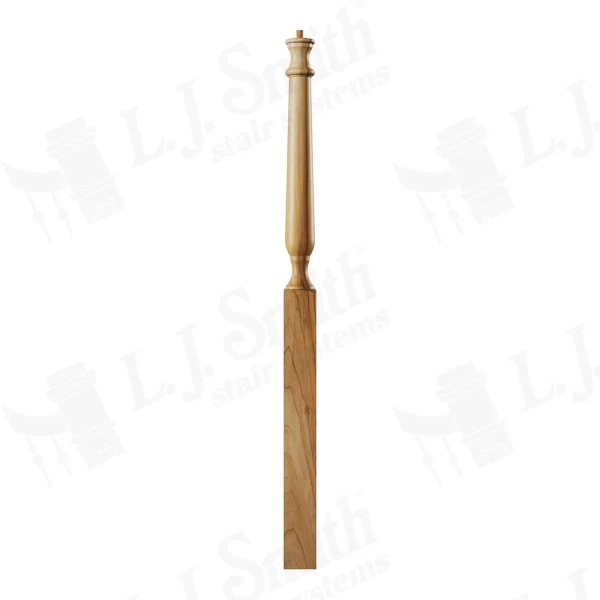 LJ-3715 Ashthorpe 3 1/2" x 58" Intermediate Landing Newel
