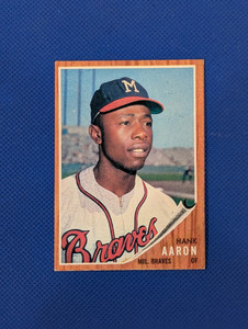 1962 Topps #320 Hank Aaron vg