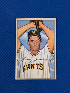 1952 Bowman #90 Larry Jansen ex