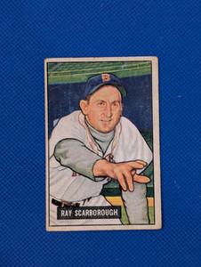 1951 Bowman #39 Ray Scarborough