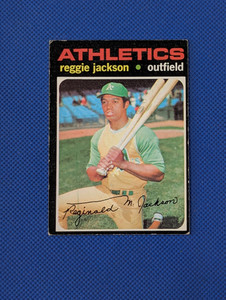 1971 Topps #20 Reggie Jackson vg