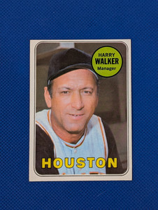 1969 Topps #633 Harry Walker vgex (no creases)