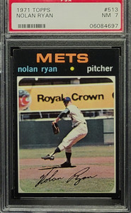 1971 Topps #513 Nolan Ryan PSA 7