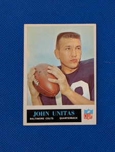 1965 Philadelphia 12 John Unitas vgex/ex
