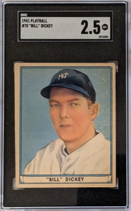 1941 Play Ball 70 Bill Dickey SGC 2.5
